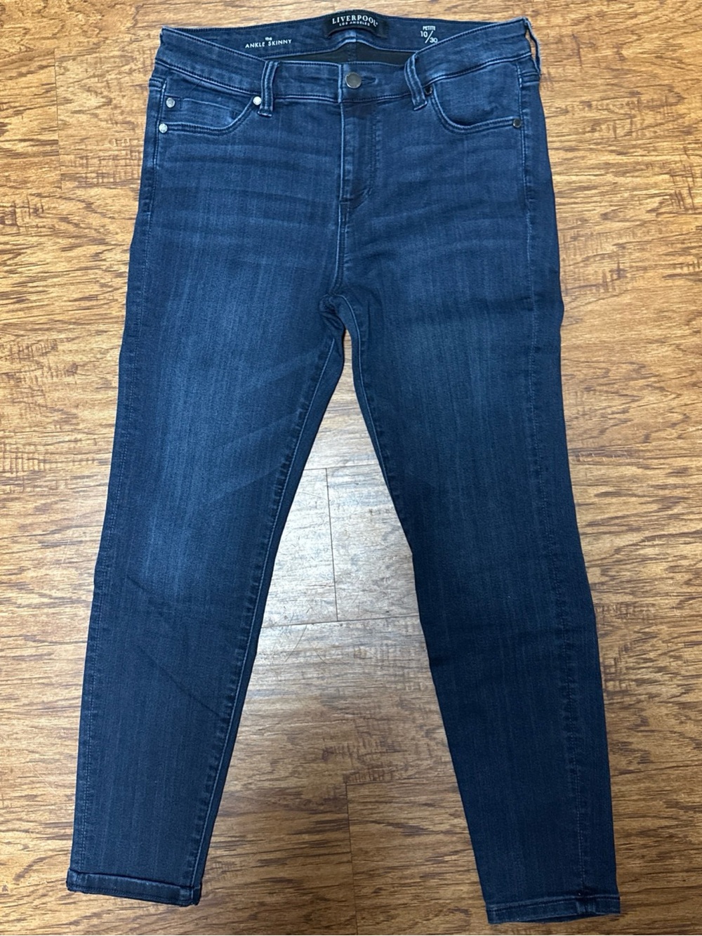 Liverpool Petite Skinny Ankle Jeans